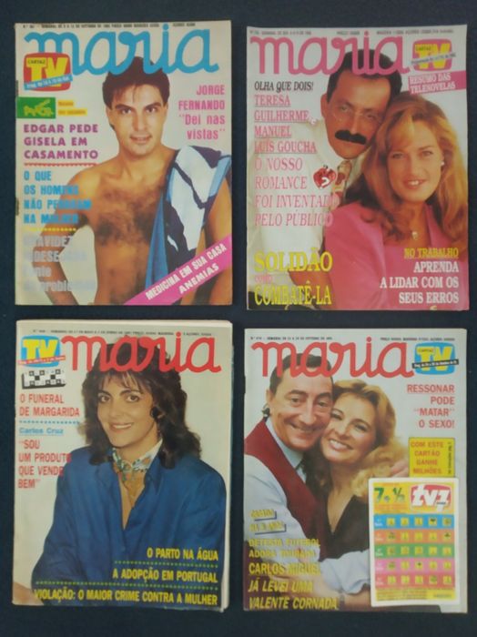 Revistas MARIA ( 32 ) anos 80 e 90 - antigas