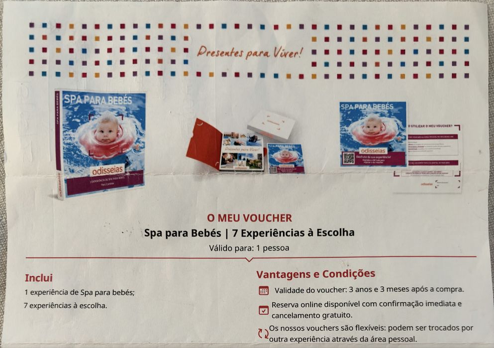Voucher Odisseias SPA Bebes