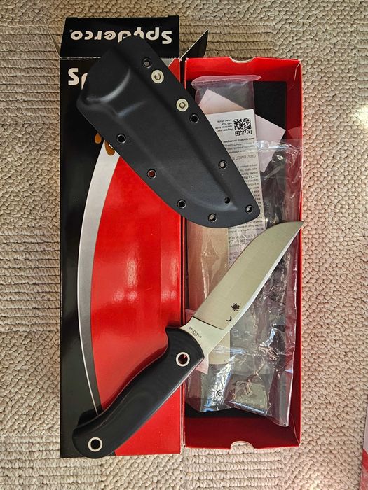 Nóż Spyderco Bradley Bowie G-10 Black Plain (FB33GP)