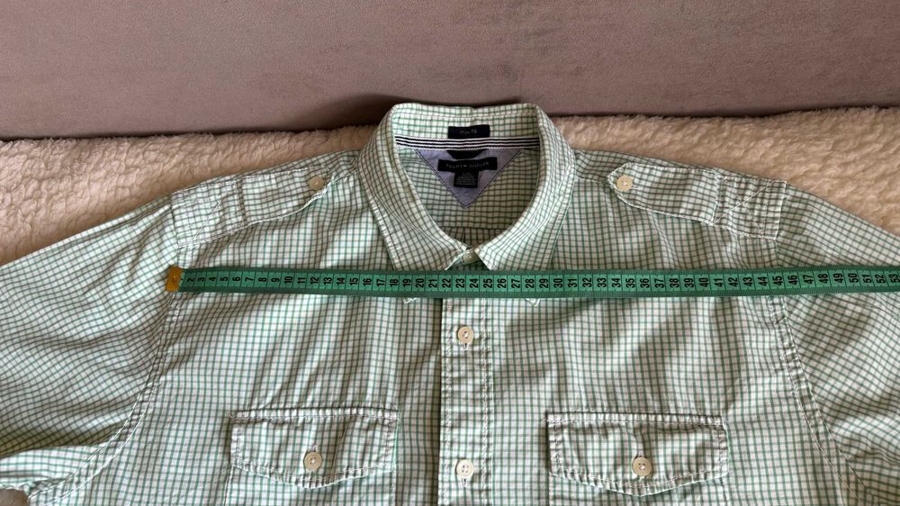 Koszula męska, casualowa, letnia, Tommy Hilfiger L.- igła