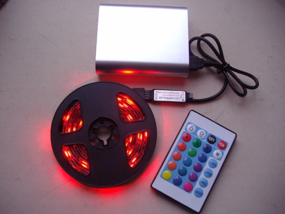 Светодиодная лента LED 5050 RGB 2 метра (питание от USB 5v) для ТВ