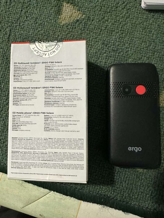 Телефон ergo Solace