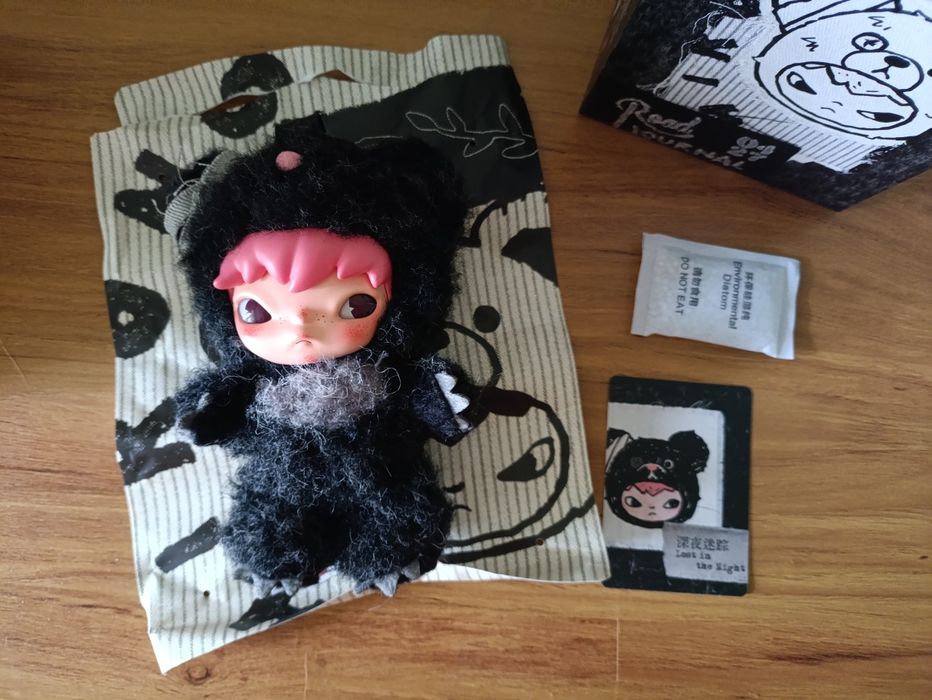 Hirono Lost in the night Road Journal Pop Mart Series Plush Pendant Blind Box Поп Март Хіроно