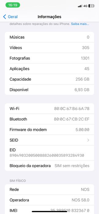 Iphone 11. 256GB