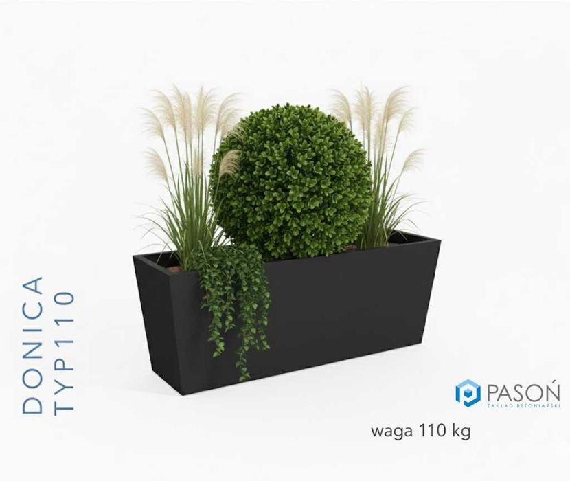 DONICE Betonowe DONICA Betonowa Beton Architektoniczny Biała PRODUCENT