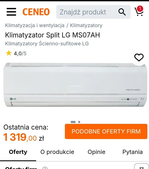 Klimatyzacja. LG. Multi  Split