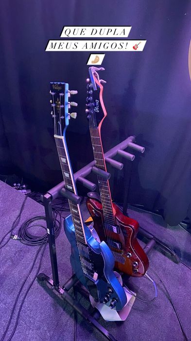 Vintage VS6V ReIssued with vintage style Vibrato ~ Gun Hill Blue