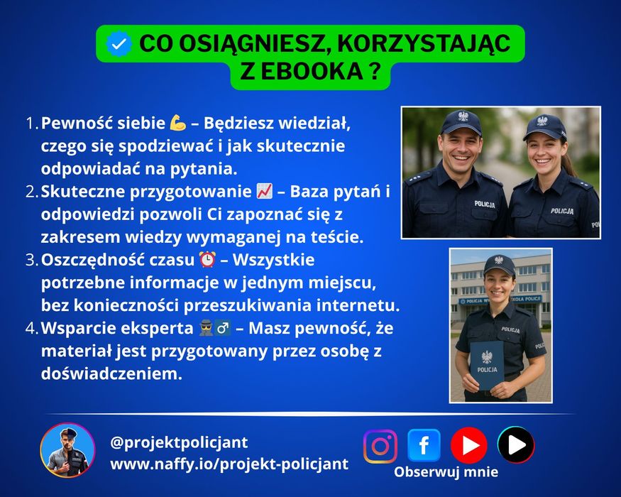 Test wiedzy do Policji - Odpowiedzi na pytania - Aktualna baza 2026