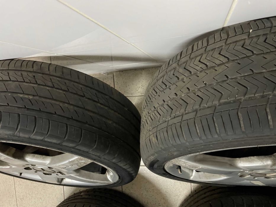 Jantes Mercedes W203 AMG R18 com pneus
