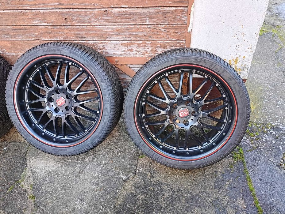 Alufelgi Dotz Mugello Audi A6 5x112 ET35 czarne Rant 19" 255/35/19 7mm