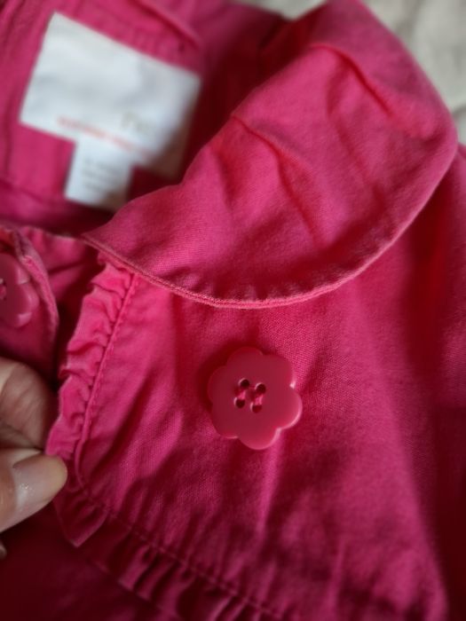 Płaszczyk Next, r.104. Różowy dla dziewczynki.