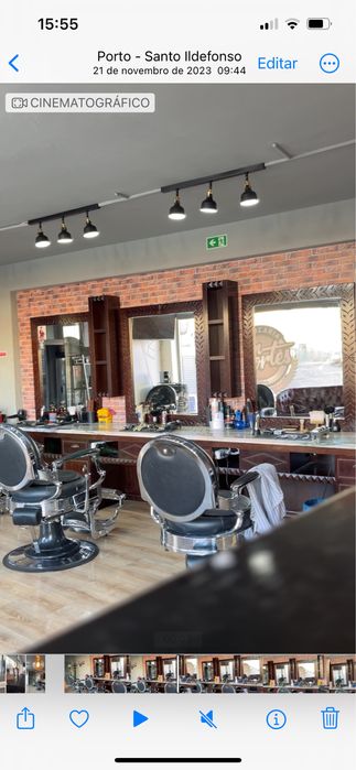 Bancada para Barbearia