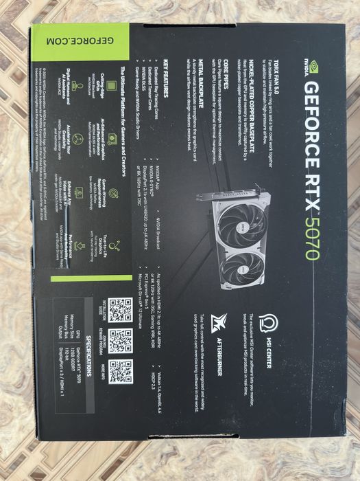 MSI RTX 5070 Ventus X2 OC