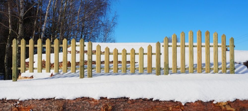 Płotki trawnikowe, płot, płotek, sztachetki