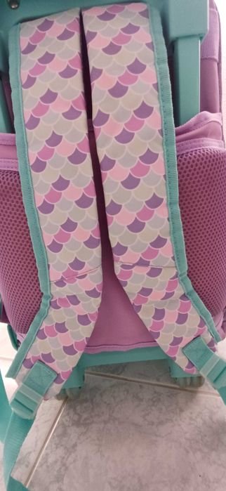 Mochila Escolar / Trolley Lilás Mermaid
