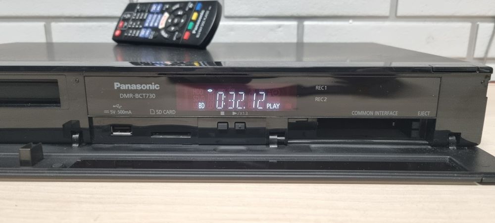 Nagrywarka Blu ray Panasonic DMR-BCT730, dvb-c,HDD 500G