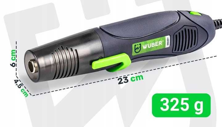 Opalarka Elektryczna Z Regulacją 2 Biegi 350°C Gorące Powietrze Wuber