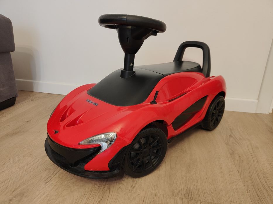 Samochód jeździk dla dziecka Mclaren P1 czerwono-czarny