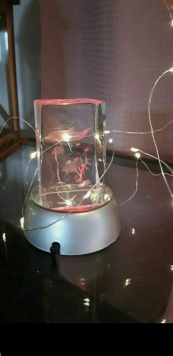 Lampka nocna szklana