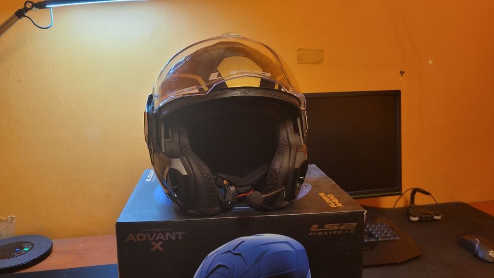 Kask LS AVANT X - XXXL (65-66) FF901 ece22.06 + CARDO EDGE (centralka)