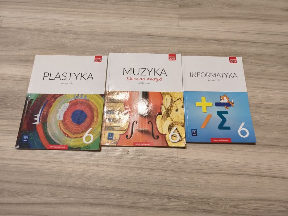 Podręczniki do klasy 6 plastyka muzyka informatyka