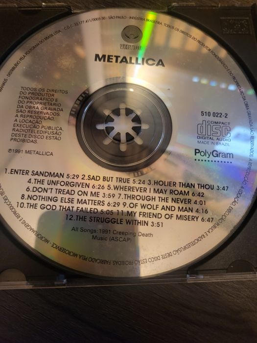 CD Metallica - Metallica [The Black Album] (Prensagem Brasileira)