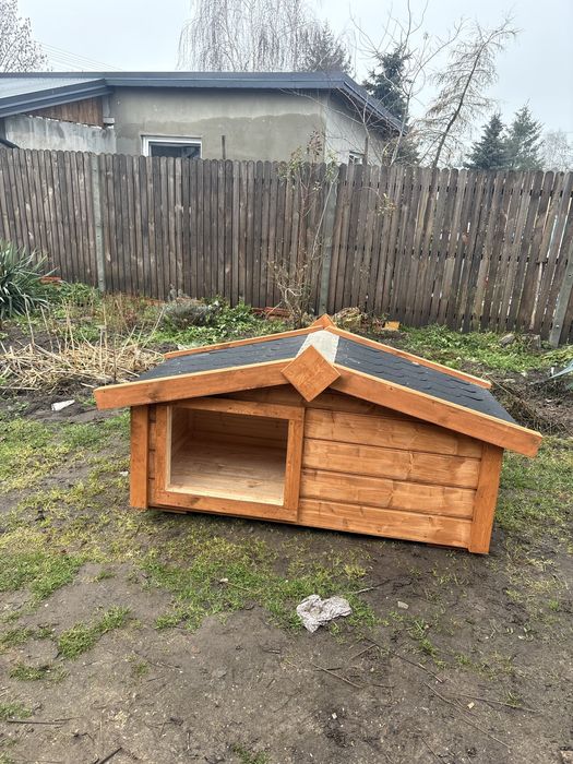 Buda dla psa ocieplana,z otwieranym dachem,impregnowana