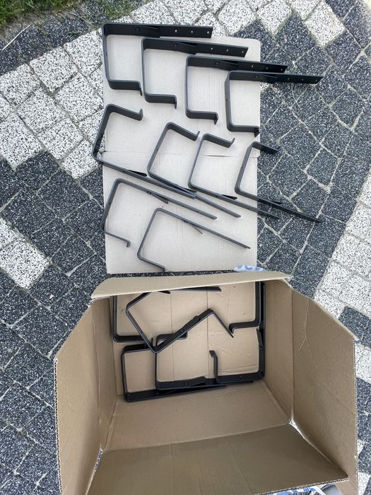 Niagara Pruszyński kwadrat uchwyt rynny antracyt