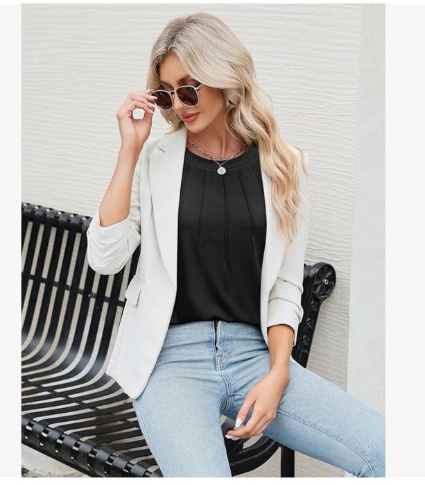 Damska koszulka, krótki rękaw, czarna, rozm. L BODHI TALK