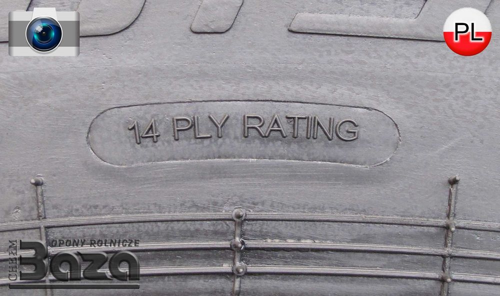 BAZĄ Opona 16.9-38 Kabat Polska 14PR Extra Mocna + Tani Kurier !