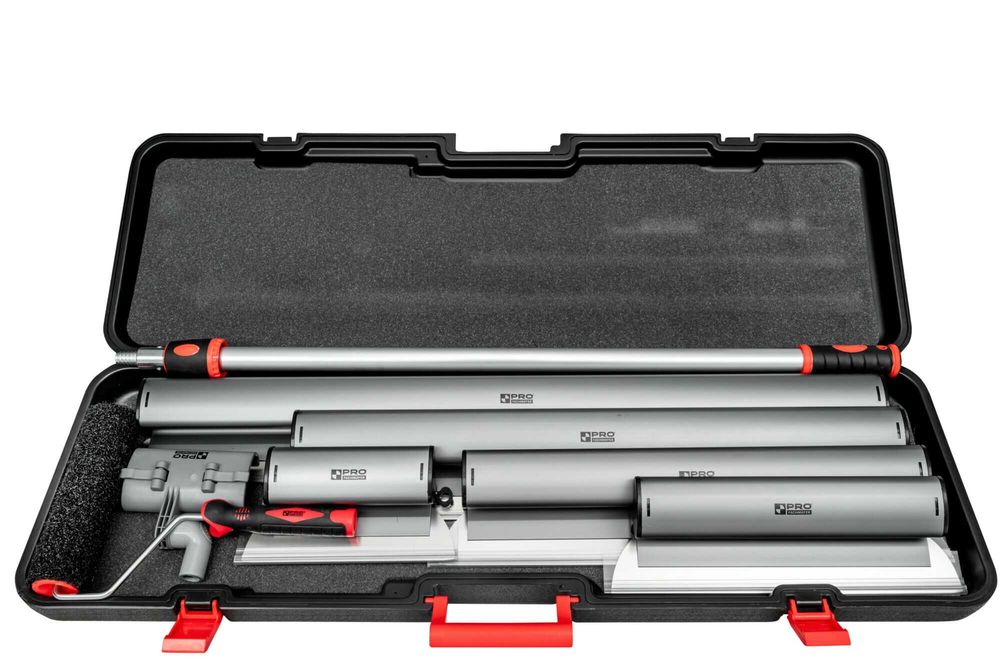 Aluminiowe Szpachle Do Gładzi PRO Zestaw 9 Elementów w Walizce