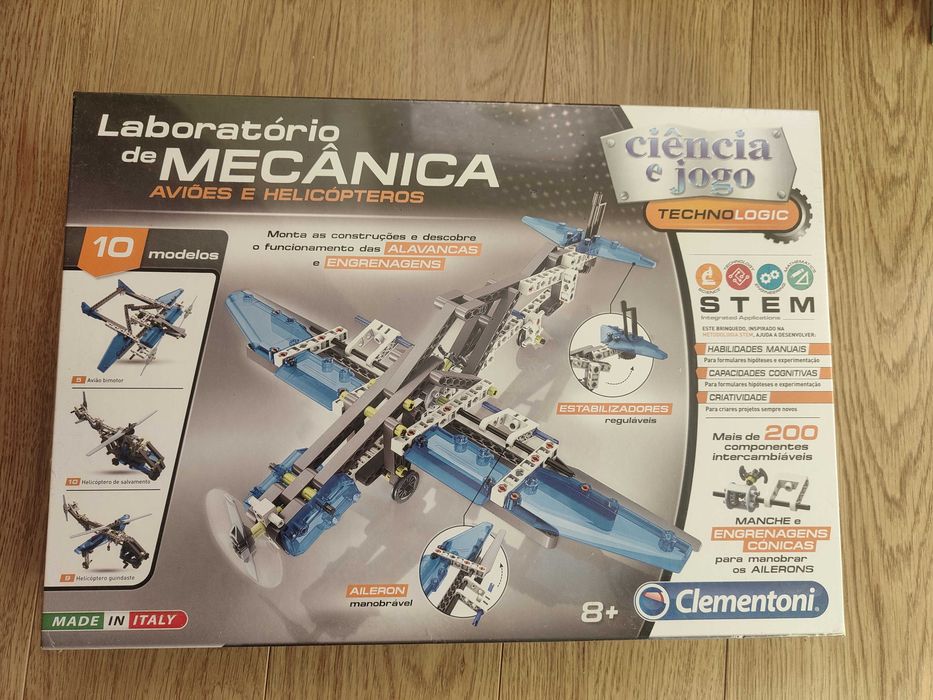 NOVO Laboratório de Mecânica Aviões e Helicópteros - Clementoni