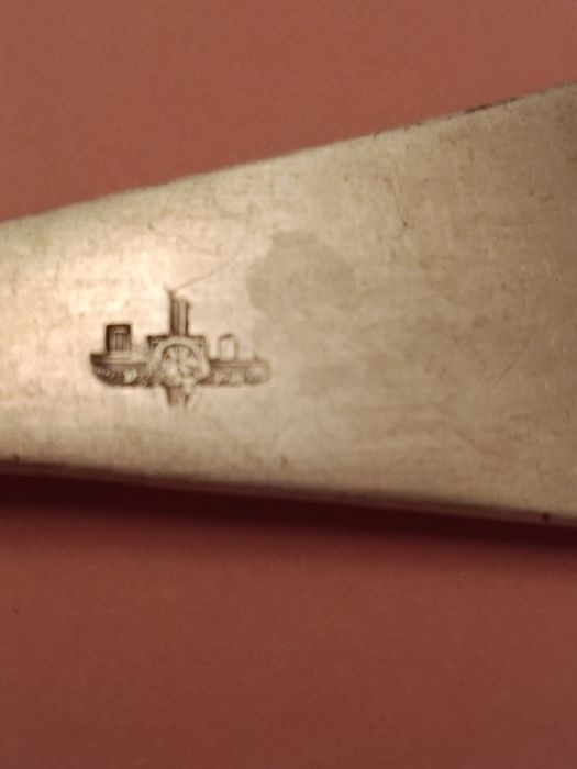 Widelec - Norblin - srebro , punce