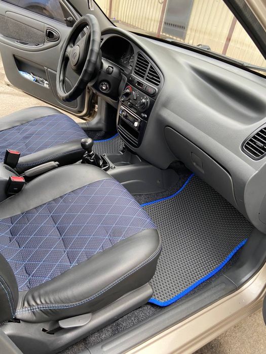 Ева коврики в авто Ланос Єва коврики Eva килимки