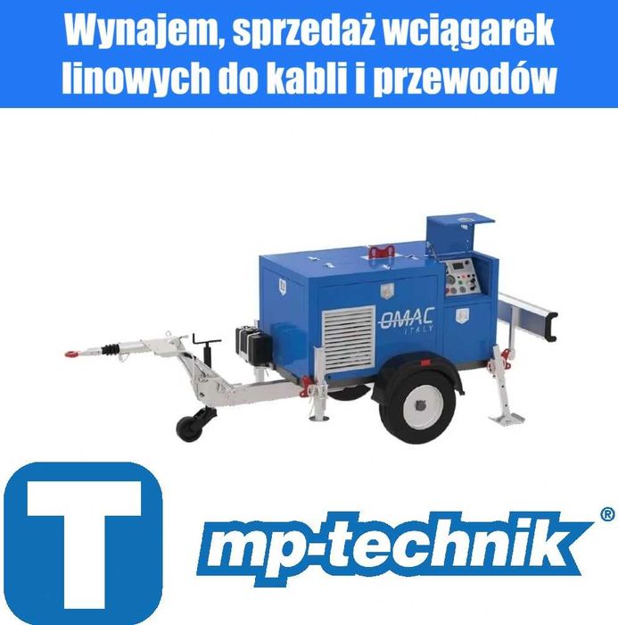Sprzedaż, wynajem wciągarek linowych do kabli i przewodów