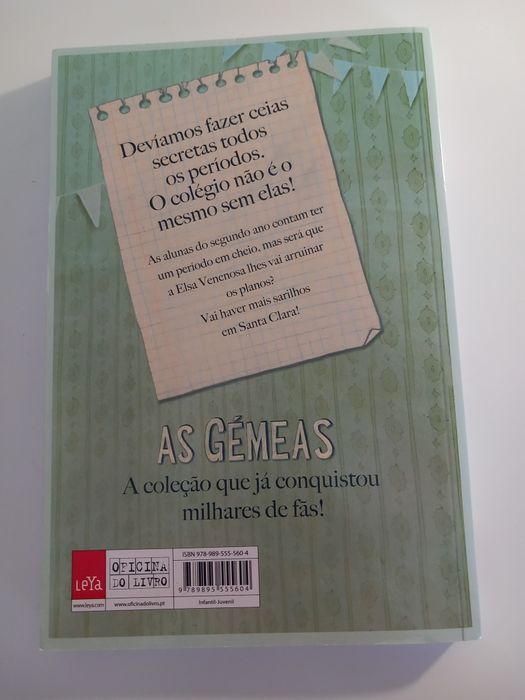Livro "As gémeas : O segundo ano em Santa Clara" volume 4