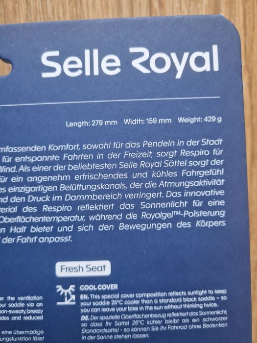 Siodełko SELLE ROYAL Respiro Athletic