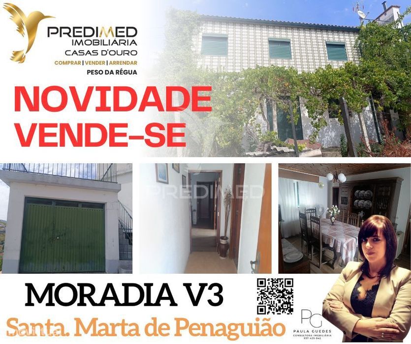 Moradia T3 Independente Em Santa Marta De Penaguião