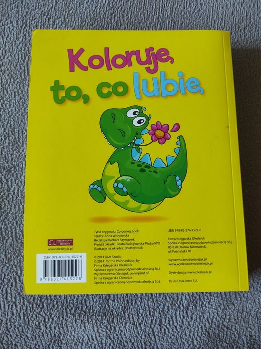 Kolorowanka "Koloruję to, co lubię"