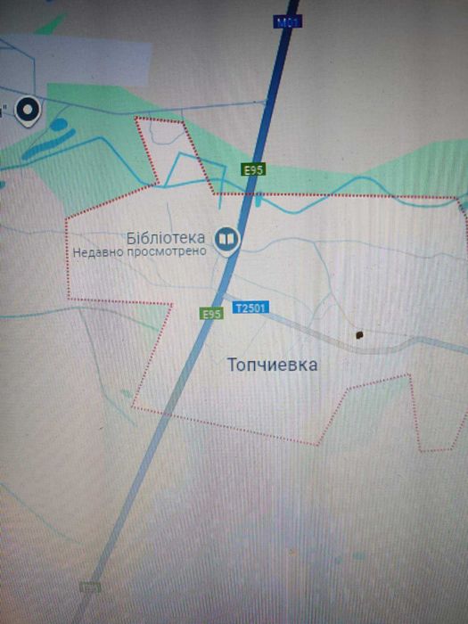 Продам приватизовану земельну дiлянку пiд АЗС,в c.Топчиiвка