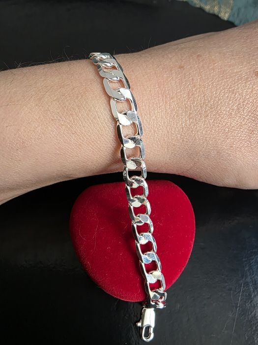 Nowa srebrna 925  bransoletka męska