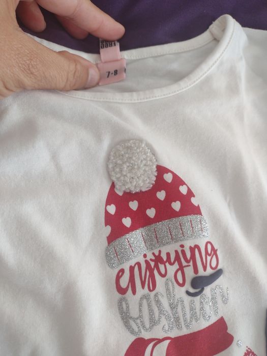 Blusa para menina 7/8 anos