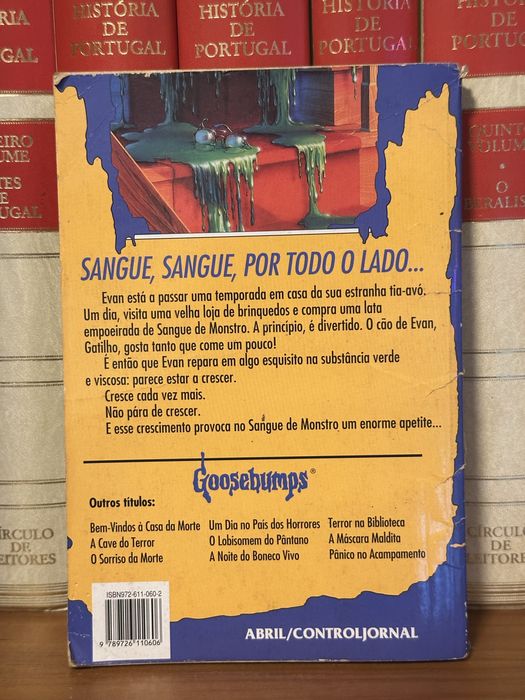 Livro Arrepios - Sangue de Monstro