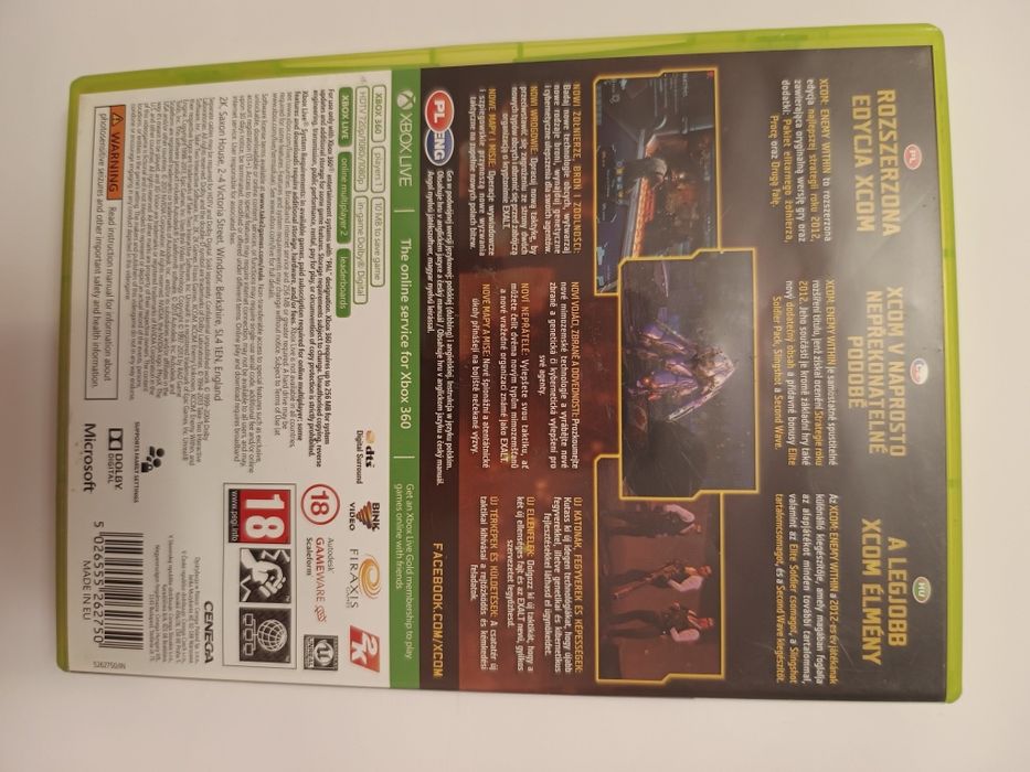Gra Xcom Enemy Within Commander Edition na Xbox 360