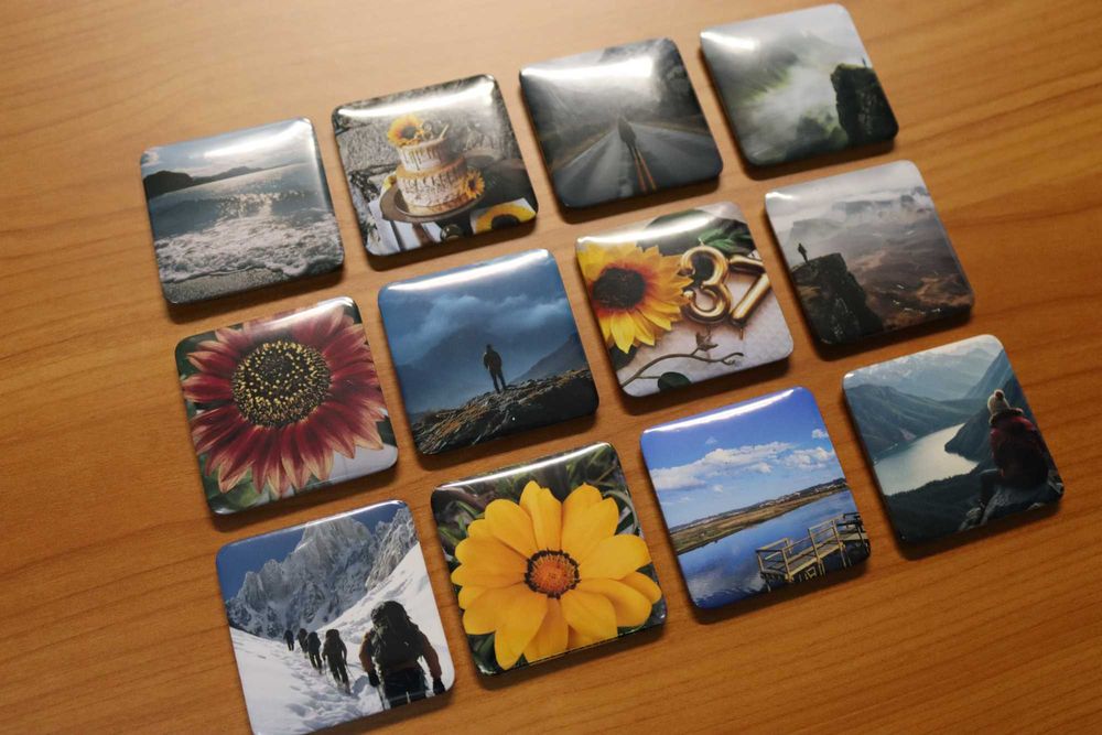 Íman para frigorifico c/ ou s/ molduras metálicas