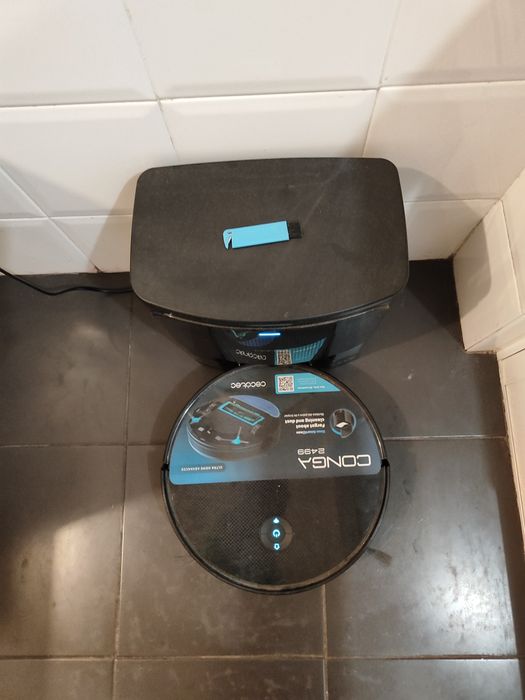 Aspirador Robot Conga 2499 Ultra Home Advanced Preto passa pano