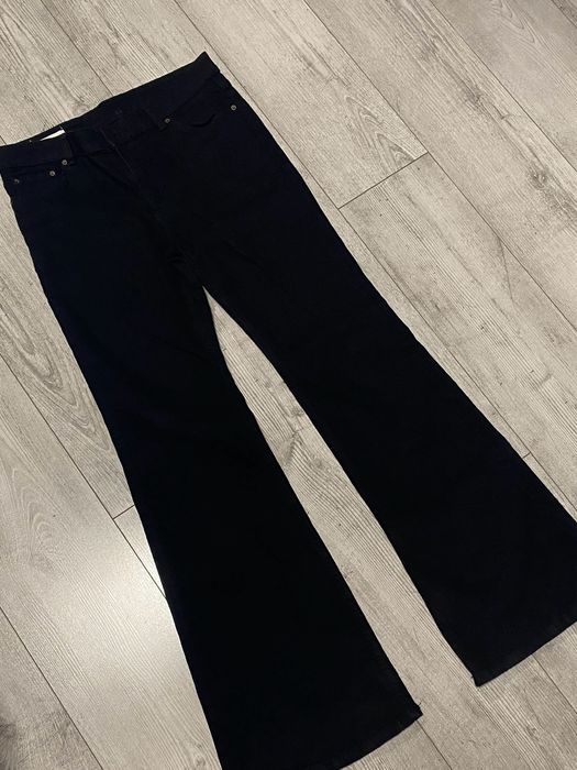 pull&bear flared jeans черные