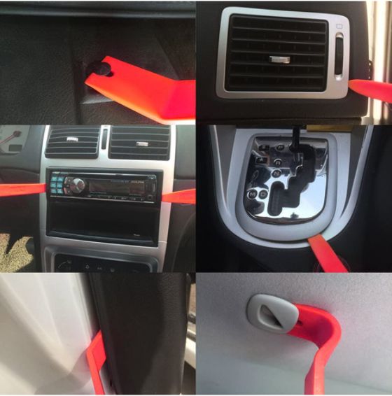 Kit de remoção/desmontagem de painéis e audio de automóveis 38 pc