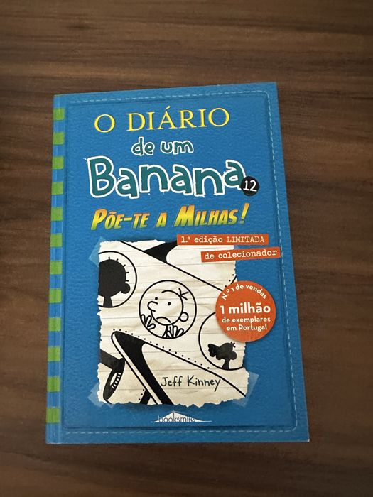 Vendo 9 livros da coleção O Diário de um Banana de Jeff Kinney, em português, em excelente estado.
