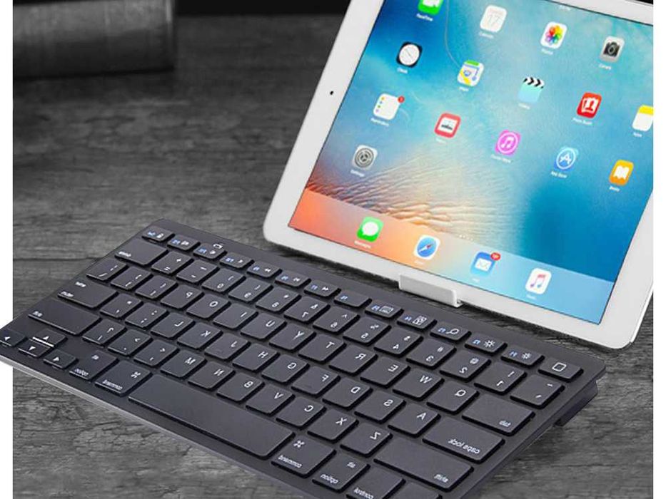Klawiatura bezprzewodowa bluetooth: PC iPad MAC mała slim niski profil